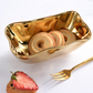 Gold Mini Rectangular Bowl