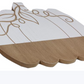 Wooden Pumpkin Serving Tray