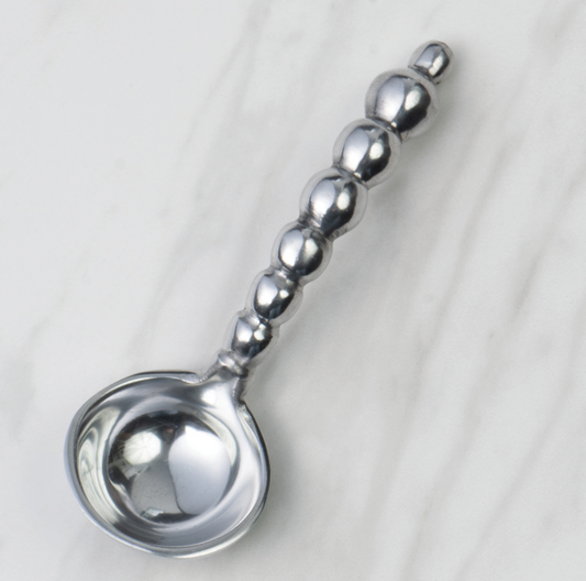 Silver Glided Beaded Spoon
