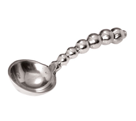 Silver Glided Beaded Spoon