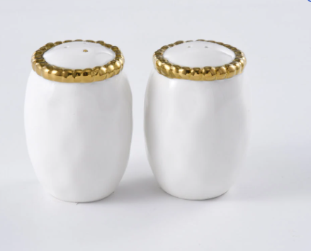 Beaded Salt and Pepper Shakers SET (2 Colors)