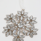 Set of 2 Crystal Snowflake Ornaments