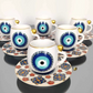 Evil Eye 6 Pcs Tea Cups Set