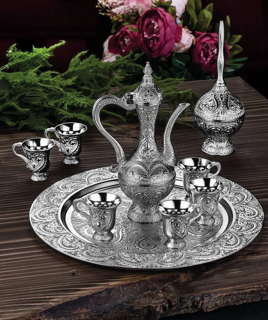 Silver Zamzam/Diffuser Set Ramadan/Eid